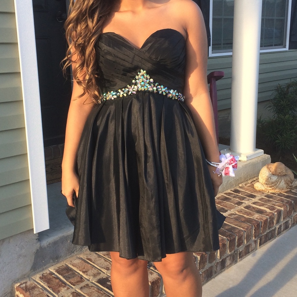 Black homecoming dress